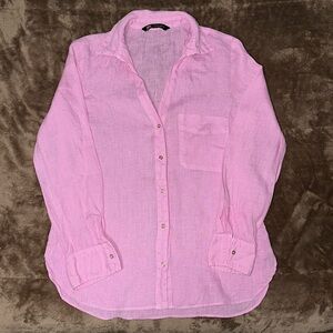Zara oversized women’s button up shirt